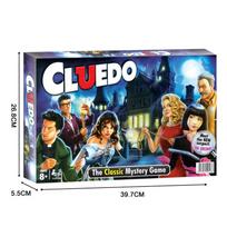 Cluedo Klasikinis Paslapties Draugų Stalo Žaidimas su Žaidimo Lenta ir Kortomis balta