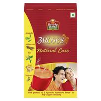 Brooke Bond 3 Roses Natūralios priežiūros arbata 500 g beriamų lapelių su imbieru, kardamonu, tulsi, ašvaganda, saldymedžiu
