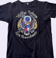 Willie Nelsonas Prezidentu Juodi Medvilniniai Marškinėliai Trumpomis Rankovėmis S-4XL S