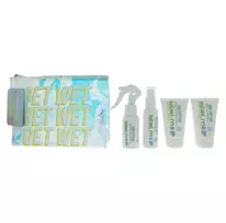 „Label M Get Wet Sun Edition“ plaukų priežiūros rinkinys  Visų tipų plaukams  Šampūnas 60 ml   Kaukė 60 ml   Aliejus 60 ml   Purškiklis 50 ml