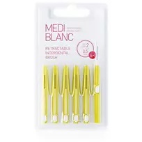 MEDIBLANC - Interdental retractable brushes 0.5 mm 6 pcs