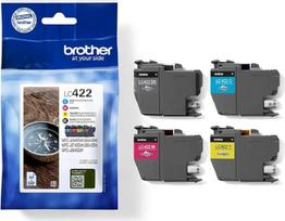 Brother originalios LC-422VAL rašalo kasetės MFC-J5340DW, MFC-J5345DW, MFC-J5740DW, MFC-J6540DW, MFC-J6540DW, MFC-J6940DW (4 rašalo kasetės: juoda, žydra, purpurinė, geltona)