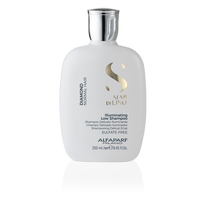 AlfaParf Milano Semi Di Lino Illuminating Diamond deimantinio žvilgesio suteikiantis šampūnas, 250 ml.