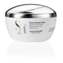 AlfaParf Milano Semi Di Lino Illuminating Diamond deimantinio žvilgesio suteikianti plaukų kaukė, 200 ml.