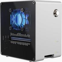 "Pironman 5-Mini NVMe M.2 SSD PCIe Mini PC Case for Raspberry Pi 5 2/4/8/16GB Hailo-8L AI Accelerator with PWM Active Cooler + RGB Fan Safe Shut-Off RGB Effect (RPI5 neįtrauktas)