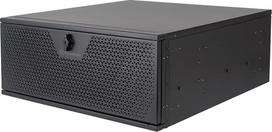 "SilverStone Technology" SST-RM44-4U stovo tipo serverių korpusas su patobulintu aušinimu skysčiu - juodas