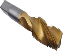 1 Stück Spiralnut-Gewindebohrer M35-CO HSS, 1/16 1/2 Spiralnut-Rohrgewindebohrer, NPT-Wasserrohr-Gewindebohrwerkzeug aus Edelstahl(3/4x14)