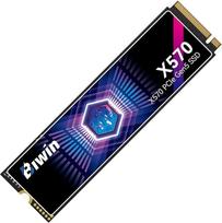 BIWIN Black Opal X570 Gen5 Gaming SSD 1TB - iki 14000MB/s skaitymo greitis - M.2 2280 NVMe PCIe 5.0 su 3D TLC NAND - profesionalus vidinis kietasis diskas nešiojamiesiems ir staliniams kompiuteriams