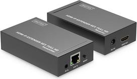 DIGITUS HDMI IP ilgintuvas, "Full HD" (1080p/60Hz), 120 m atstumas, juodas