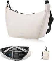 ULANZI Fotoaparato krepšys per petį Fotoaparato krepšys "Sling Bag" stilingas su dalikliais Lengvas laikymo krepšys DSLR fotoaparato priedams Kelionės lauko fotografijos krepšys, pilkas