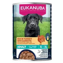 Eukanuba Life Care Adult Turkey konservuotas pašaras suaugusiems šunims, kalakutiena ir morkos; 400g