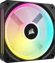 "Corsair" iCUE LINK QX120 RGB magnetinio kupolo RGB ventiliatorius 120 mm, juodas