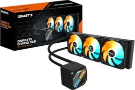 "GIGABYTE Gaming 360" skystas aušintuvas procesoriui - 3 x 120 mm ARGB ventiliatorius, stumdomas fiksavimo mechanizmas, "Daisy Chain", suderinamas su "Intel LGA 1851" ir AMD AM5