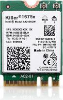 HighZer0 Electronics AX1675x Killer Series Upgraded WiFi 6E Adapter | Žaidimų WiFi adapteris | M.2 WiFi kortelė | 2,4Gbps WiFi kompiuteriui | Palaiko Bluetooth 5.3 ir Intel, AMD su Windows 10+, Linux