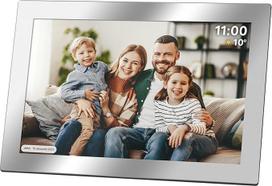 Kruger&Matz FRAMEO Skaitmeninis nuotraukų rėmelis 1280 x 800 px 10,1 colio Wi-Fi MicroSD Vaizdo laikmatis Oro sąlygos Veidrodinis rėmelis KM1101
