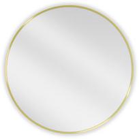 Mexen Loft apvalus vonios veidrodis 75 cm, auksinis rėmas - 9850-075-075-000-50