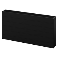 Mexen Line CL33 plieninis radiatorius 400 x 900 mm, šoninis prijungimas, 1423 W, juodas - W433L-040-090-70