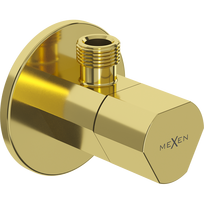 Mexen T kampinis vožtuvas maišytuvui 1/2"x3/8", auksinis - 79973-50