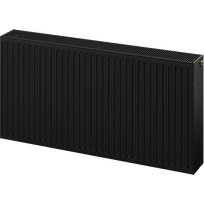 Mexen CC33 plieninis radiatorius 400 x 900 mm, apatinis centrinis prijungimas, 1520 W, juodas - W6C33-040-090-70