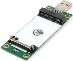 "LeHang" mini PCIe WWAN kortelės USB adapteris su SIM lizdu, mini PCI Express WWAN/LTE/4G modulio testerio keitiklis, palaiko 30 mm 50 mm belaidžio plačiajuosčio tinklo kortelę