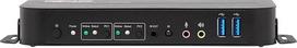 "Tripp Lite" B005-HUA2-K 2 prievadų HDMI USB KVM jungiklis - 4K 60Hz HDR HDCP 2.2 IR DP 1.4 USB dalijimasis USB 3.0 kabelis