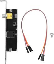 ASUS SPDIF optinis SPDIF išvesties plokštės kabelio laikiklis, ASUS SPDIF optinis SPDIF išvesties plokštės kabelio laikiklis iš nerūdijančio plieno, skirtas ASUS/GIGABYTE/MSI pagrindinei plokštei SPDIF PCI