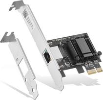 Binardat 5G PCIe tinklo adapteris, RTL8126 5G/2.5G/1G/100Mbps Ethernet kortelė RJ45 LAN valdiklis su mažu profiliu, PXE palaikymas Windows 11/10, Linux