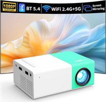 Mini projektorius, wepvo Nešiojamasis mini projektorius LED vaizdo projektorius namų kinui, filmų projektorius, skirtas naudoti lauke, su HDMI/USB (YG300Plus)