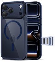Mėlynas / skaidrus dėklas Apple iPhone 17 Pro Max telefonui "Tech-Protect MagPeak Magsafe CC"