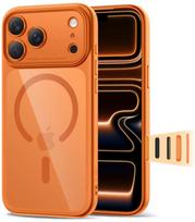 Oranžinis / skaidrus dėklas Apple iPhone 17 Pro Max telefonui "Tech-Protect MagPeak Magsafe CC"
