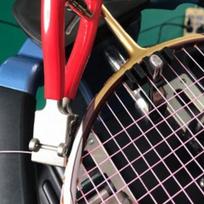 Stygavimo mašinos startinis spaustukas Profesionalus Universalus Plati galvutė Startinis spaustukas Tenisas Aksesuarams Teniso Badmintono raketė raudona
