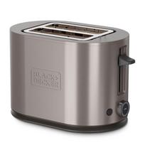 Black+Decker Toaster, 2-Slot, Stainless Steel
