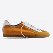 Retro contrasting color splicing platform German training shoes women's 2025 new comfortable and lightweight round head lace-up casual Forrest 35 geltona