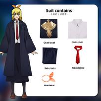 Anime Mashle Raymond Cosplay Kostiumas 2025 Moterys Vyrai Vaikas Magiška Striukė Apsiaustas Akademijos Uniformos Mėlyna Toga Uniforminis Kostiumas Šventė KID120