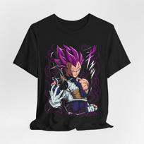 Vegeta Anime Grafinis Marškinėlis, Unisex Marškinėlis gerbėjams, Unikalus Marškinėlis 3XL