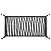 Elastingas automobilio bagažinės tinklas 70×30 cm tvirtinamas kabliukais