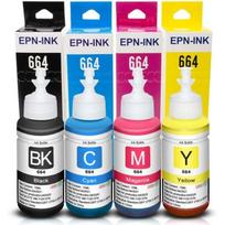 Ink Refill - XEMAX - Compatible Epson EcoTank - 4 Bottles - T6641 T6642 T6643 T6644 - 70ml