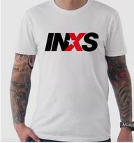 Retro INXS Grupės Balti trumpomis rankovėmis marškinėliai S