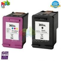 2 vnt. HP 303 XL kasetės pakuotė - HP - Juoda - Suderinama su HP Envy Inspire 7200 - 900 puslapių - Atnaujinta