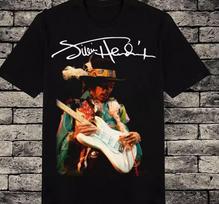 Jimi Hendrix Dainininkas Medvilninė Dovana Gerbėjui Juodi Visų Dydžių Unisex Marškinėliai L