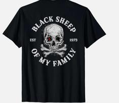 Skeletas 1973 Mano Šeimos Juodoji Avytė Juokingi X Kartos Marškinėliai 4XL gray