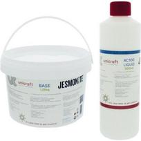 Katalizatoriaus skystis - JESMONITE - AC 100 - 500 ml - Milteliai 1,25 kg - Baltas balta