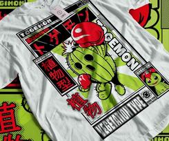 palmon Digimon Adventure Marškinėliai Guilmon Digimon Adventure Anime Marškinėliai Visų dydžių 3XL