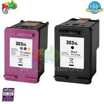 303 XL Juodas ir Spalvotas Pakeitimas HP Kasetėms 303 303 XL Juodas ir Spalvotas Rašalas HP Envy Photo 6232 6230 6220 7830 6234