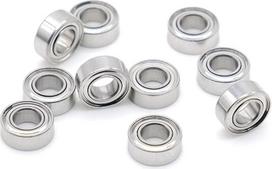 Guoliai, MR84ZZ ABEC-7 (10 vnt.) Miniatiūriniai chromuoto plieno rutuliniai guoliai WML4008ZZ 4 x 8 x 3 mm L-840ZZ, padidinto patvarumo