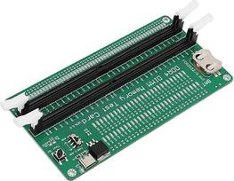 Haofy Desktop -PC DDR4 -Testkarten LED Indikatoren Speichertester für DDR4 Speicher, Green PCB für Desktop Computer, Einfach zu Bedienen, Geeignet für Computerzubehör Geeignet