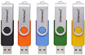 USB laikmena Intenso Office Line, 5 vnt.