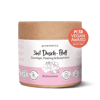 Puremetics 3in1 Dusch-Fluff Blütenmeer Kūno Šveitiklis Jūros žiedai