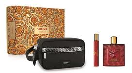 Versace Eros Flame dovanų rinkinys, parfumuotas vanduo 100ml + parfumuotas vanduo 10ml + maišelis