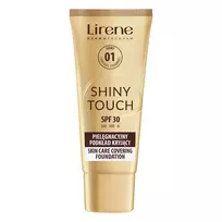 LIRENE_Shiny Touch maitinamasis nepermatomasis makiažo pagrindas Dramblio kaulo spalvos 30ml